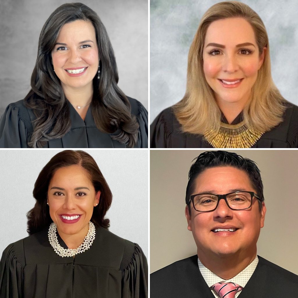 HISTORIC FOUR (4) NEW LATINO ASSOCIATE JUDGES INDUCTED INTO COOK